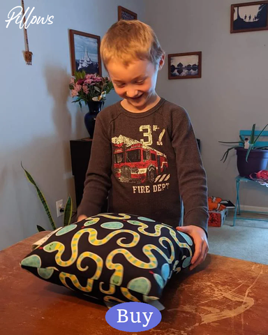 Cute and Cozy Serpent & Eggs Pillow